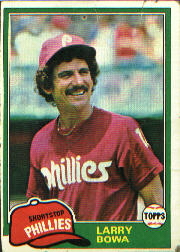 1981 Topps Baseball Cards      120     Larry Bowa